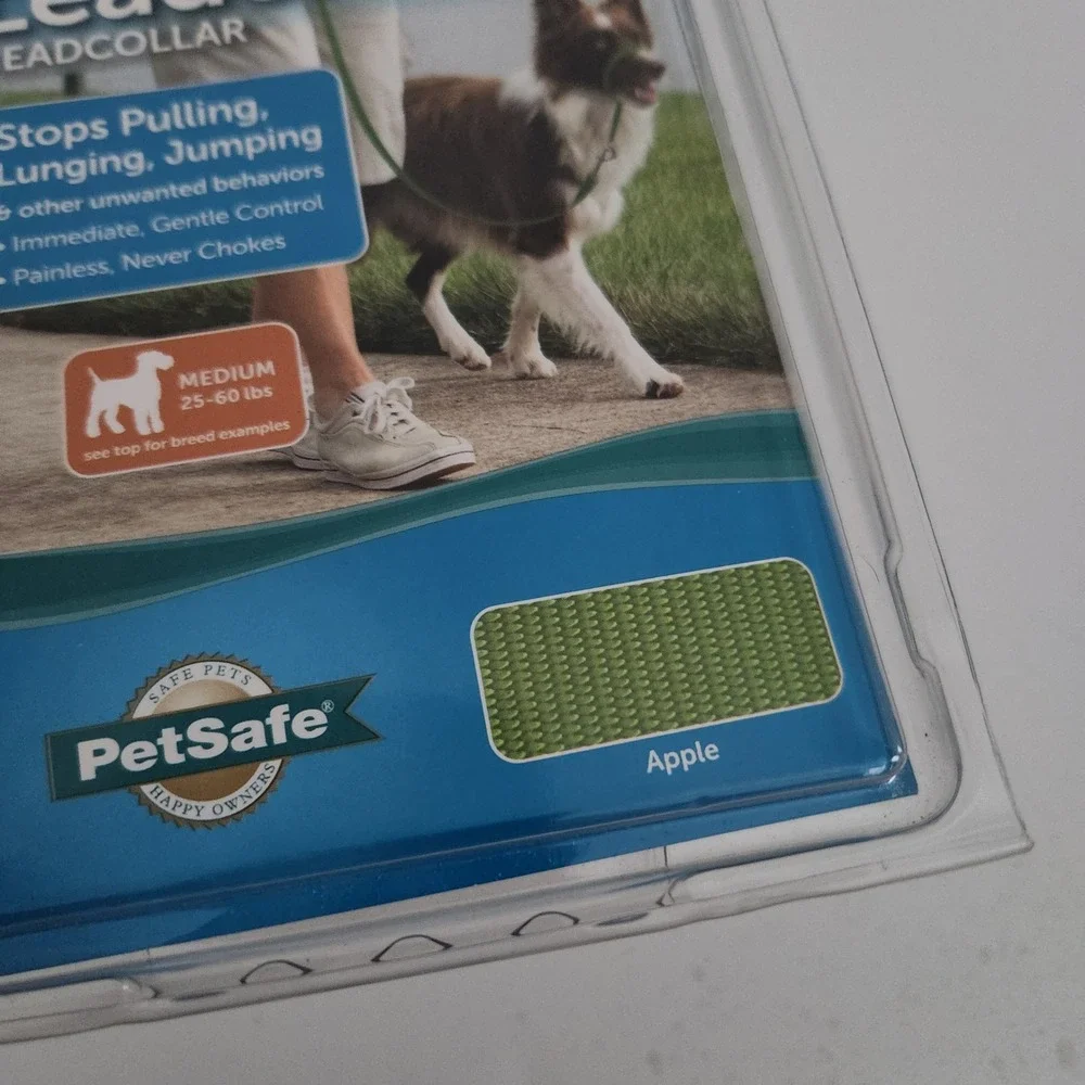 NEW PetSafe Gentle Leader‎ Headcollar Medium 25-60 lbs Apple Green